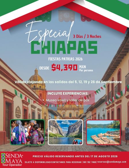 Salida especial Chiapas septiembre 2026