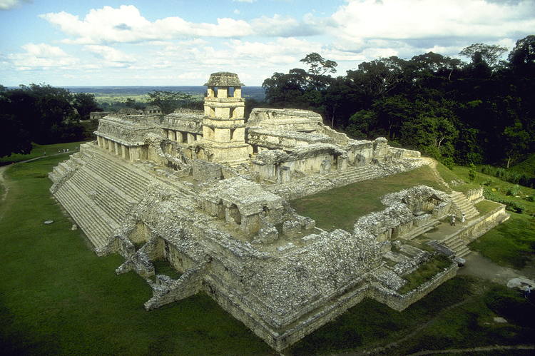 Panorámica de Palenque Chiapas