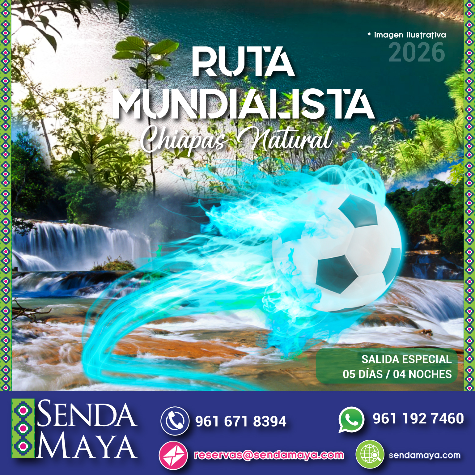 tour ruta mundialista chiapas natural por senda maya
